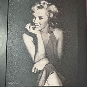 Black and White Canvas Art Marilyn Monroe